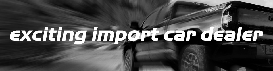 exciting import car dealer